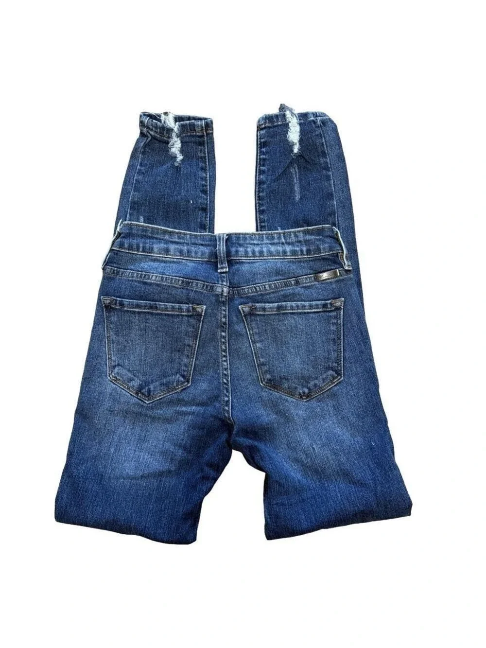 ✨🔥 KANCAN 👖 Women’s Low-Rise Distressed Skinny Jeans 👠 Size 24 🌟💃